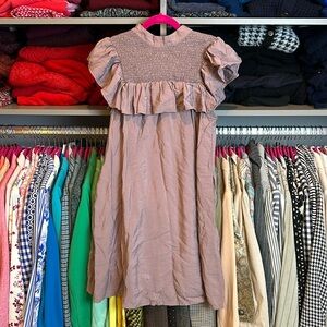 A New Day light purple bib sleeveless dress size M